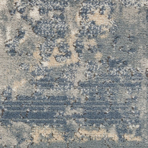 HomeRoots 5' Abstract Grey and Beige Area Rug – Soft, Non-Skid, Power-Loomed Design for Modern Living Spaces 5' X 7' 480244