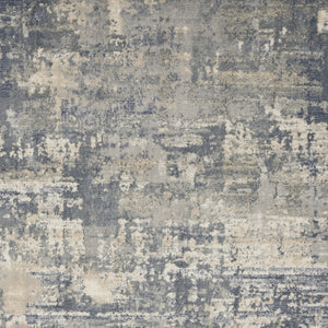 Homeroots 5' X 7' Grey And Beige Abstract Power Loom Non Skid Area Rug  Polypropylene 480244
