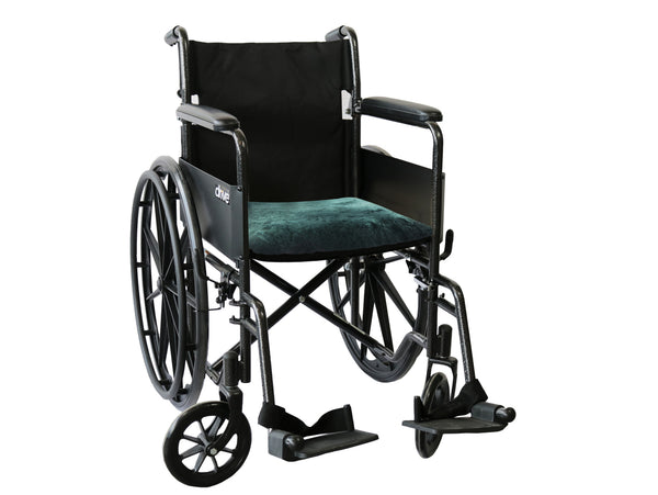 Homeroots Set Of Four 17" X 17" Emerald Linen Solid Color Dining Chair Pad  Sheepskin 480445