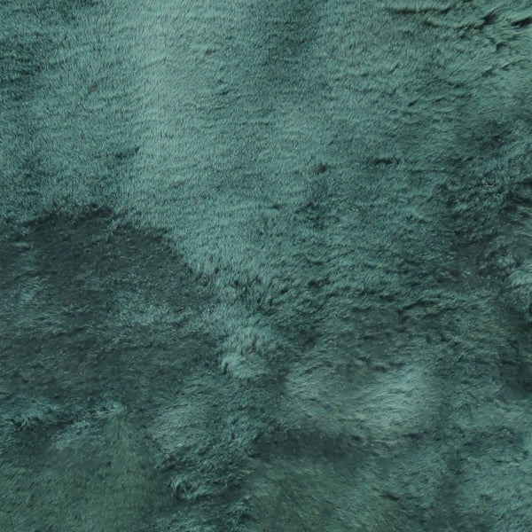 Homeroots Set Of Four 17" X 17" Emerald Linen Solid Color Dining Chair Pad  Sheepskin 480445