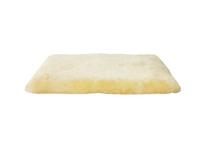 HomeRoots Set of Four 17" Cornsilk Linen Chair Pads for Dining Comfort - Durable, Stylish, and Easy Care 480447