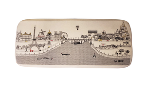 Homeroots 38" Cream Wool And Brown Ottoman   480538