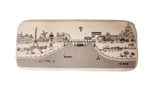 Homeroots 38" Cream Wool And Brown Ottoman   480538