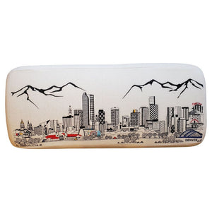 Homeroots 38" Cream Wool And Brown Ottoman   480553