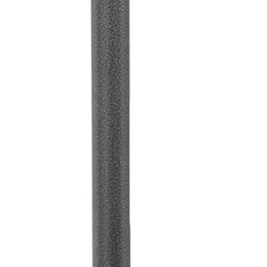 Homeroots 48000 Btu Silver Steel Propane Cylindrical Pole Standing Patio Heater  Steel 480568
