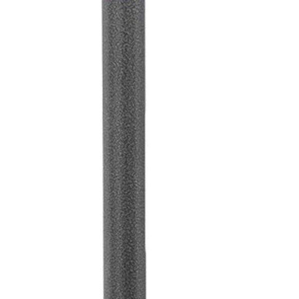 Homeroots 48000 Btu Silver Steel Propane Cylindrical Pole Standing Patio Heater  Steel 480568
