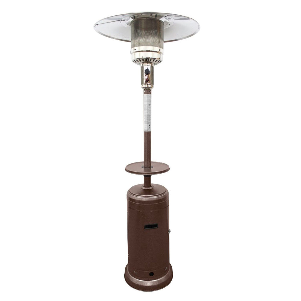 Homeroots 48000 Btu Bronze Steel Propane Cylindrical Pole Standing Patio Heater  Steel 480570