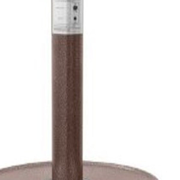 Homeroots 48000 Btu Bronze Steel Propane Cylindrical Pole Standing Patio Heater  Steel 480570