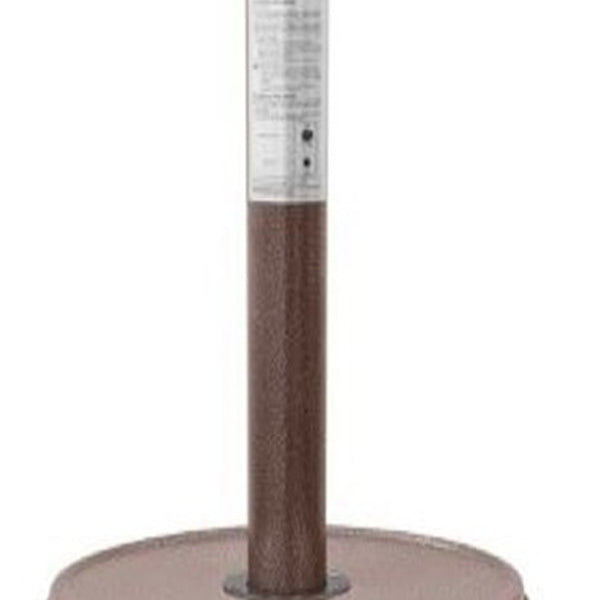 Homeroots 48000 Btu Bronze Steel Propane Cylindrical Pole Standing Patio Heater  Steel 480570
