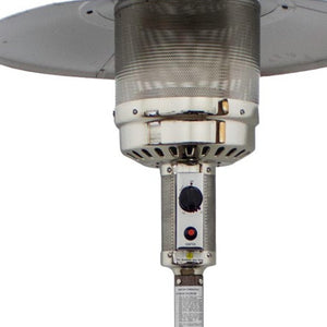 Homeroots 48000 Btu Bronze Steel Propane Cylindrical Pole Standing Patio Heater  Steel 480571