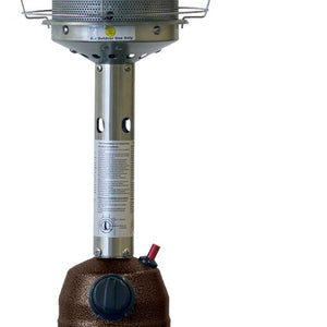 Homeroots 11000 Btu Bronze Steel Propane Cylindrical Pole Tabletop Patio Heater  Steel 480581