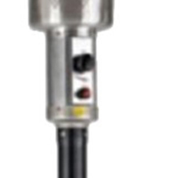 Homeroots 40000 Btu Black Steel Propane Cylindrical Pole Standing Patio Heater  Steel 480583