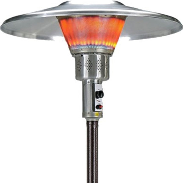 Homeroots 40000 Btu Bronze Steel Propane Cylindrical Pole Standing Patio Heater  Steel 480584
