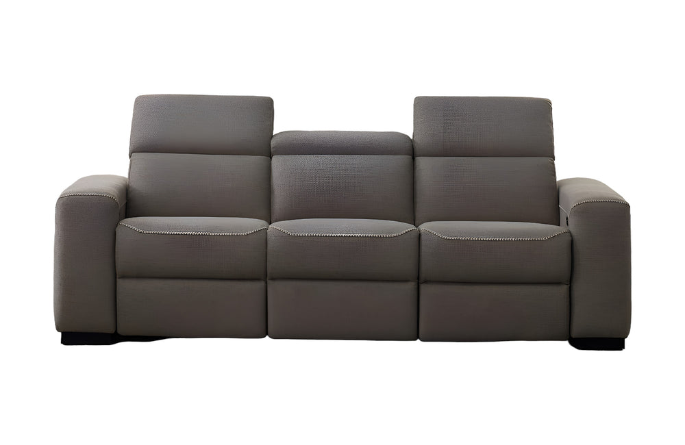 Homeroots 89" Brown Reclining Sofa With Black Legs   480912
