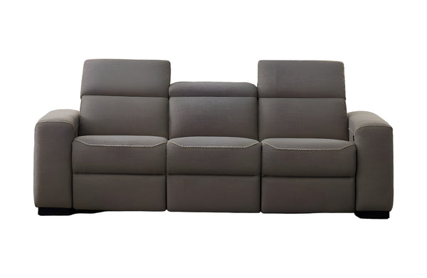Homeroots 89" Brown Reclining Sofa With Black Legs   480912