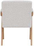 Woodloch Cream Boucle Fabric Accent Chair 480Cream Meridian Furniture