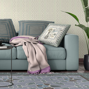 Homeroots 20" X 20" Black And Gray Peacock Broadcloth Floral Zippered Pillow   481161