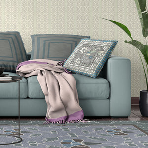 Homeroots 20" X 20" Black Gray And White Peacock Broadcloth Floral Zippered Pillow   481185