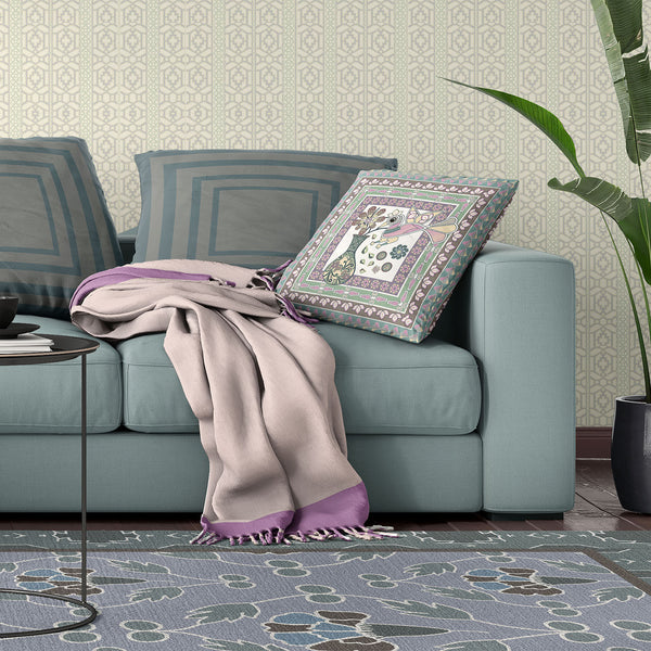 Homeroots 20" X 20" Pink And Brown Peacock Broadcloth Floral Zippered Pillow   481215