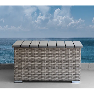 English Elm 8-Person Outdoor Seating Group 10-Piece Modular Patio Set with Weather-Resistant Wicker & Cushions B120S00053