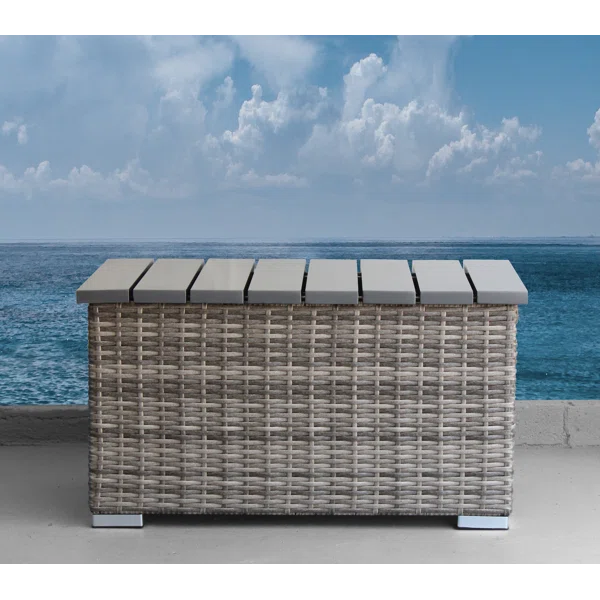 English Elm 8-Person Outdoor Seating Group 10-Piece Modular Patio Set with Weather-Resistant Wicker & Cushions B120S00053