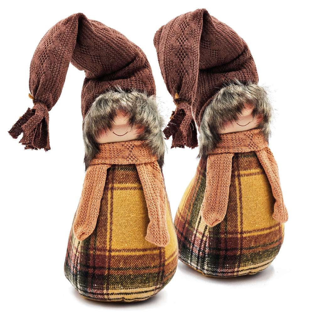 English Elm 2Pcs Gnomes Decorations For Cozy Fall Table Centerpieces - Whimsical Thanksgiving Home Accents W2078P242131