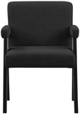 Woodloch Black Boucle Fabric Accent Chair 481Black Meridian Furniture
