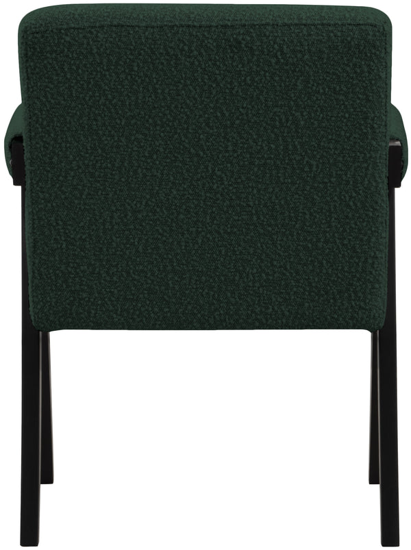 Woodloch Green Boucle Fabric Accent Chair 481Green Meridian Furniture