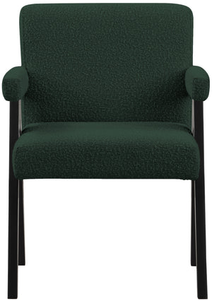 Woodloch Green Boucle Fabric Accent Chair 481Green Meridian Furniture