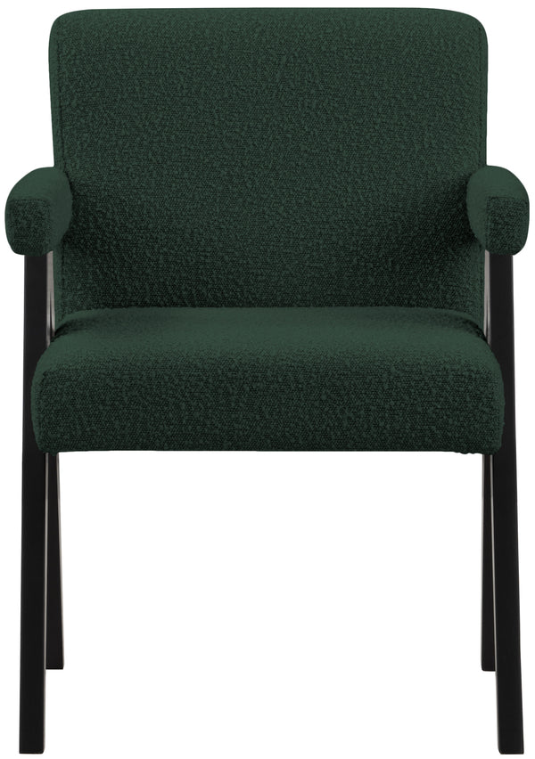 Woodloch Green Boucle Fabric Accent Chair 481Green Meridian Furniture