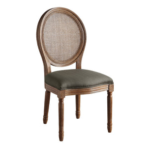 OSP Home Furnishings Stella Cane Back Chair Otter