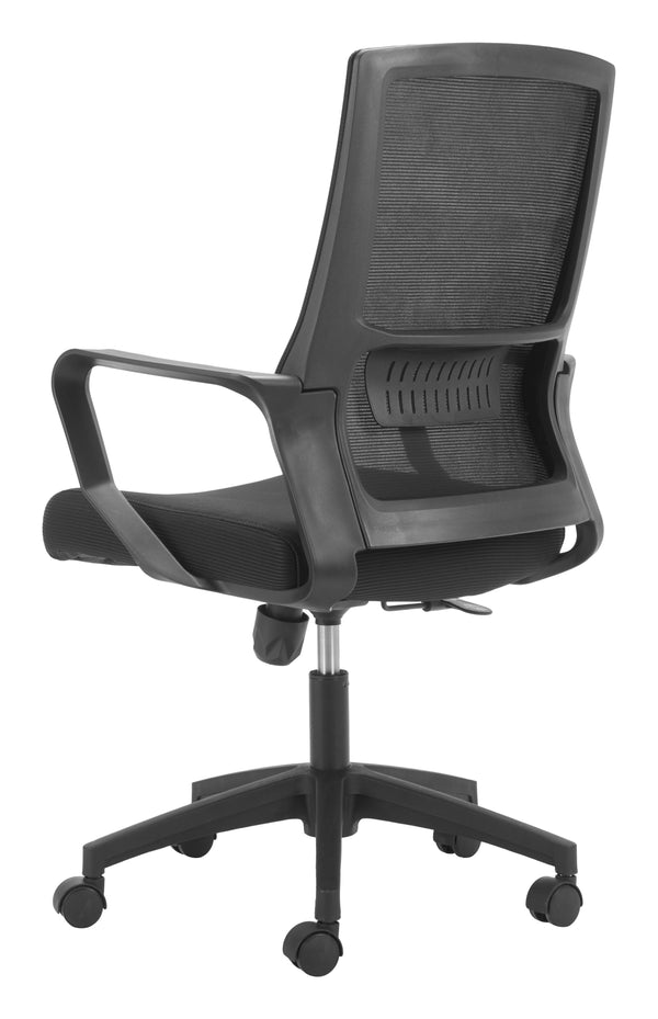 Zuo Modern Jett High Back Office Chair - Modern Design With Premium Mesh Fabric For Comfort In Any Space Black 60% Elastomer + 40% Polyester,Nylon 110839-zuo-modern