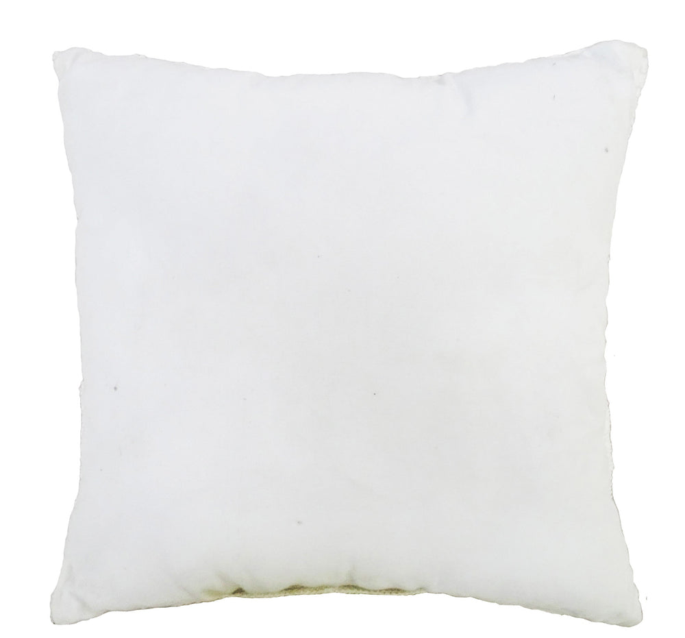 Homeroots 18" X 18" White Zippered Quatrefoil Indoor Outdoor Throw Pillow   482220