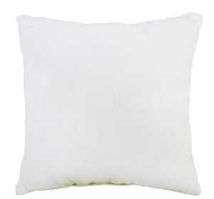 Homeroots 18" X 18" White Zippered Quatrefoil Indoor Outdoor Throw Pillow   482220