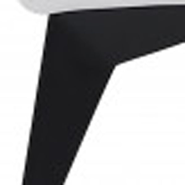 Homeroots 41" White Italian Leather Power Recliner Chair White  482250