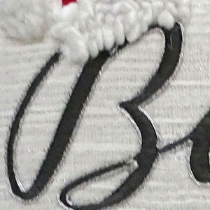 Homeroots 20" X 20" White Cotton Blend Believe Christmas Throw Pillow   482283