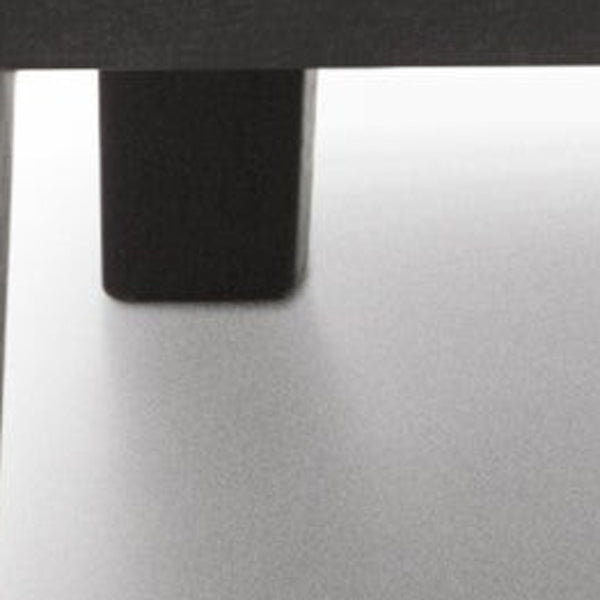 Homeroots 22" X 22" White And Blue Ombre Zippered Hand Loomed Cotton Blend Throw Pillow With Ruffles   482291