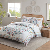 Gemma Cottage/Country 3 Piece Floral Duvet Cover Set