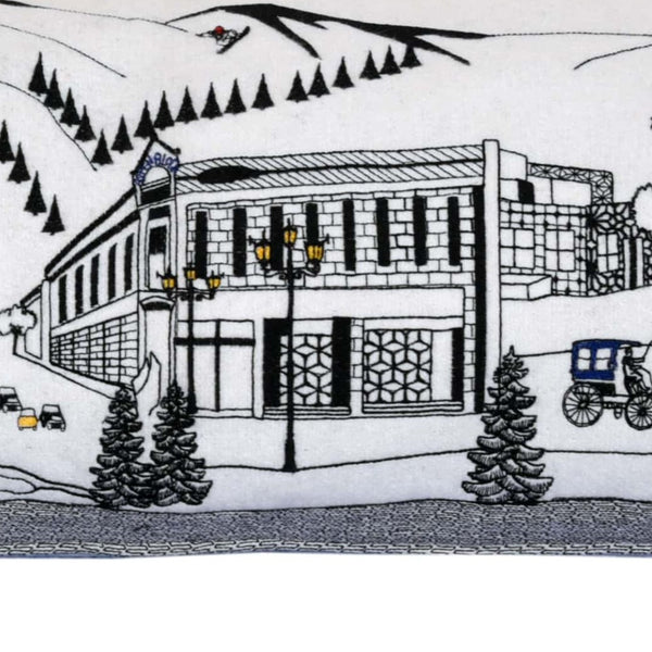 Homeroots 14" X 45" Cream Hometown Pride Wool Lumbar Throw Pillow   482437