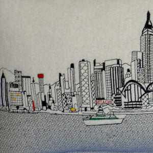 Homeroots 14" X 45" Cream Hometown Pride Wool Lumbar Throw Pillow   482447