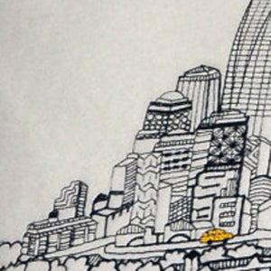 Homeroots 46" White Nyc Daylight Skyline Lumbar Decorative Pillow   482457