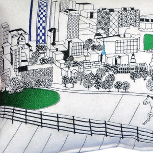 Homeroots 14" X 24" Cream Hometown Pride Wool Lumbar Throw Pillow   482497