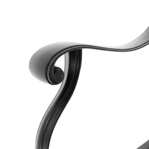 English Elm 5-Piece All-Weather Cast Aluminum Dining Set With Swivel Chairs & Round Table For Outdoor Fun W1710S00432