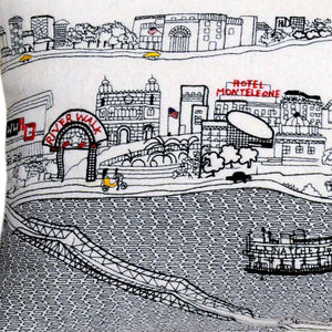 Homeroots 14" X 24" Cream Hometown Pride Wool Lumbar Throw Pillow   482509