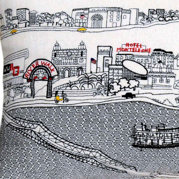 Homeroots 14" X 24" Cream Hometown Pride Wool Lumbar Throw Pillow   482509