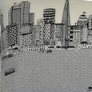 Homeroots 14" X 24" Cream Hometown Pride Wool Lumbar Throw Pillow   482519