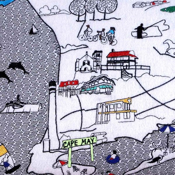 Homeroots 25" White Jersey Shore Daylight Skyline Lumbar Decorative Pillow   482523