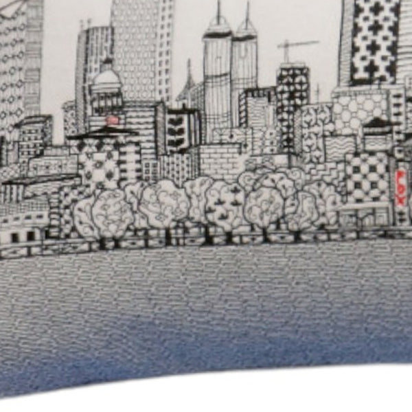 Homeroots 14" X 35" Cream Hometown Pride Wool Lumbar Throw Pillow   482533