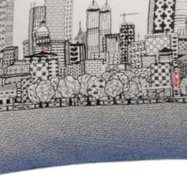 Homeroots 14" X 35" Cream Hometown Pride Wool Lumbar Throw Pillow   482533