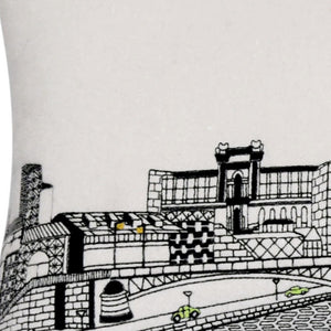 Homeroots 14" X 35" Cream Hometown Pride Wool Lumbar Throw Pillow   482558